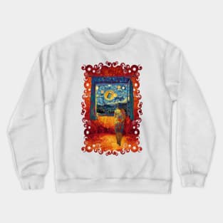 Goodbye Doctor rainbow abstract Crewneck Sweatshirt